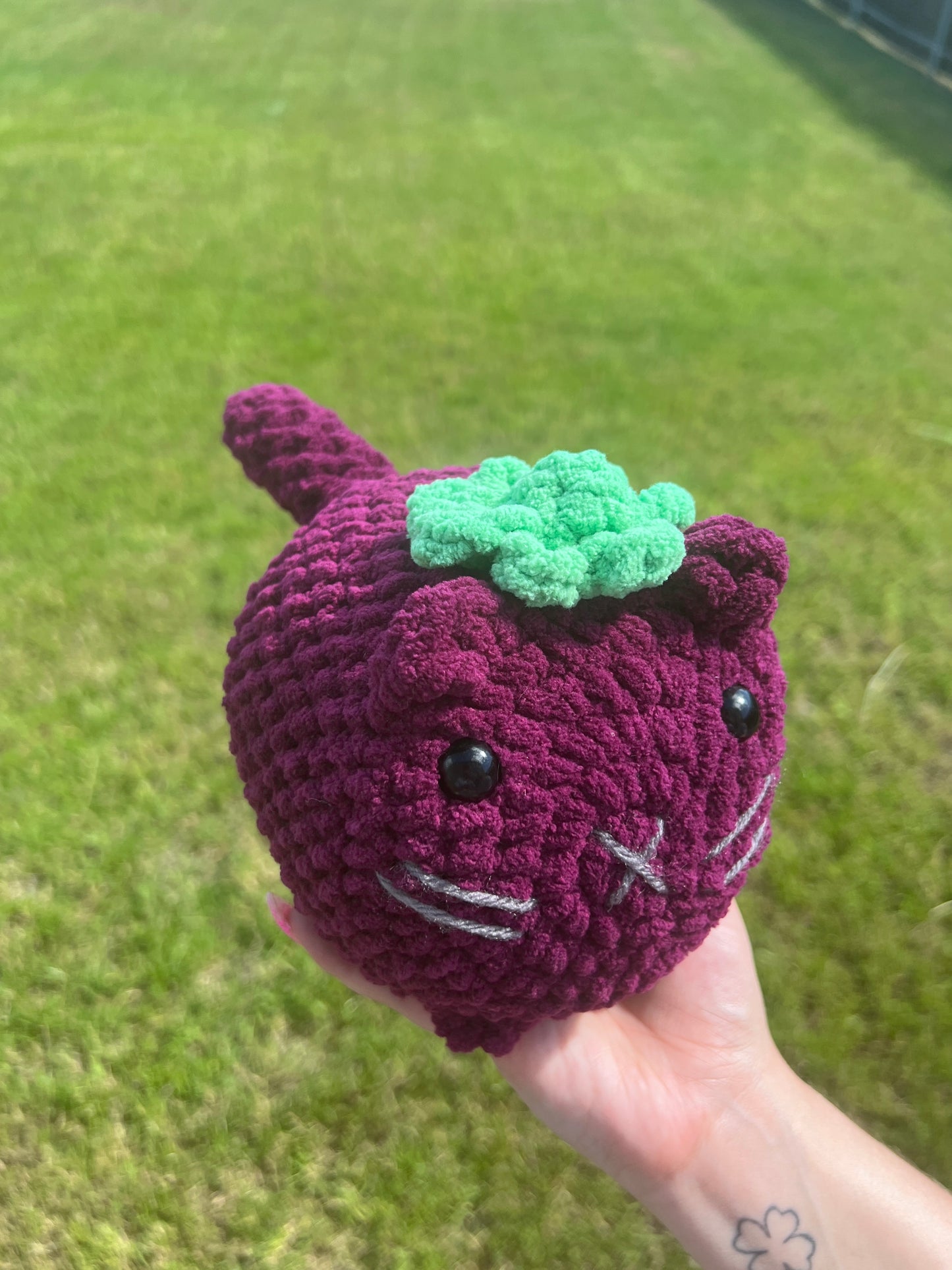 Crochet Fruit Loaf Cat
