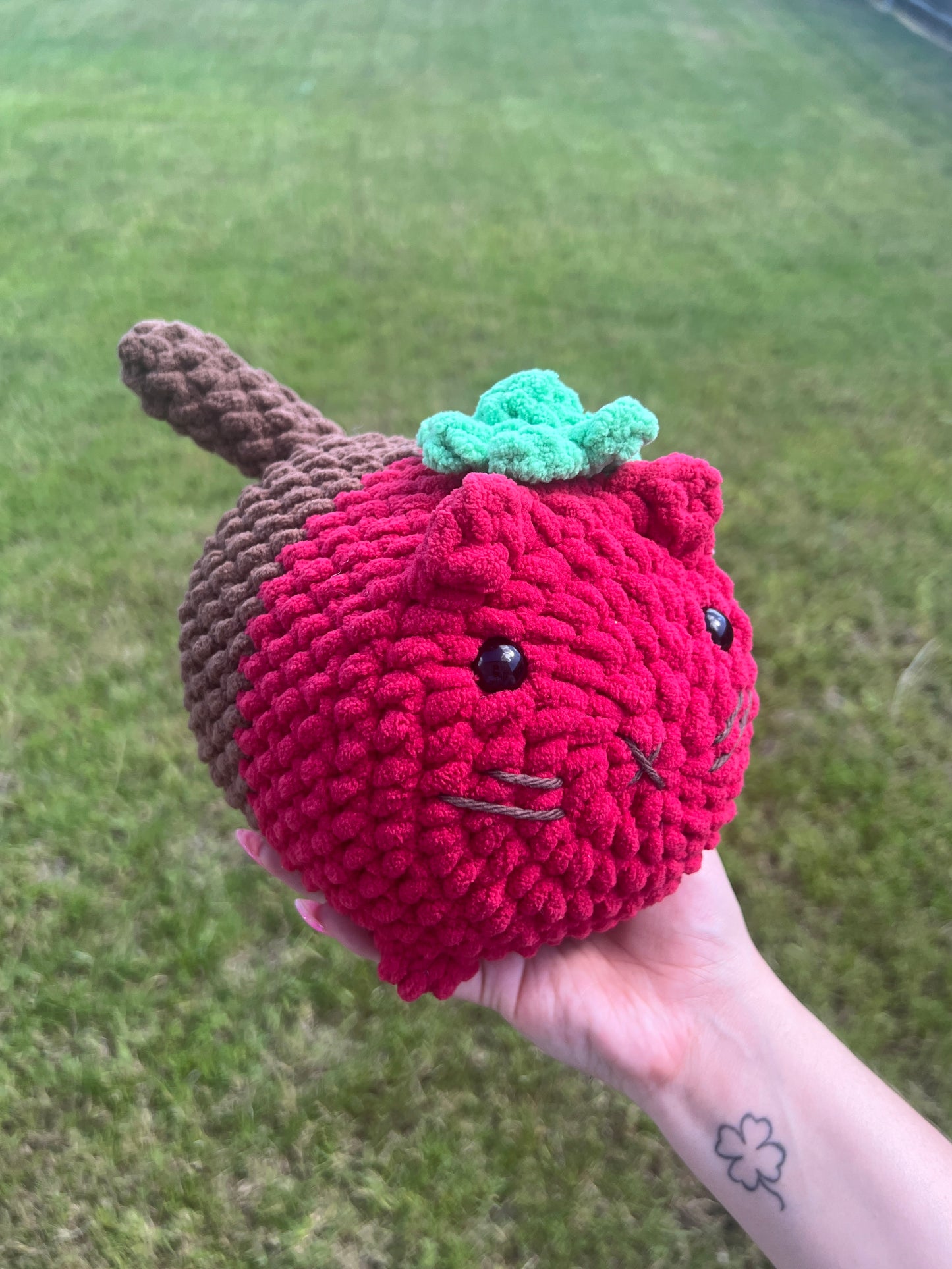 Crochet Fruit Loaf Cat