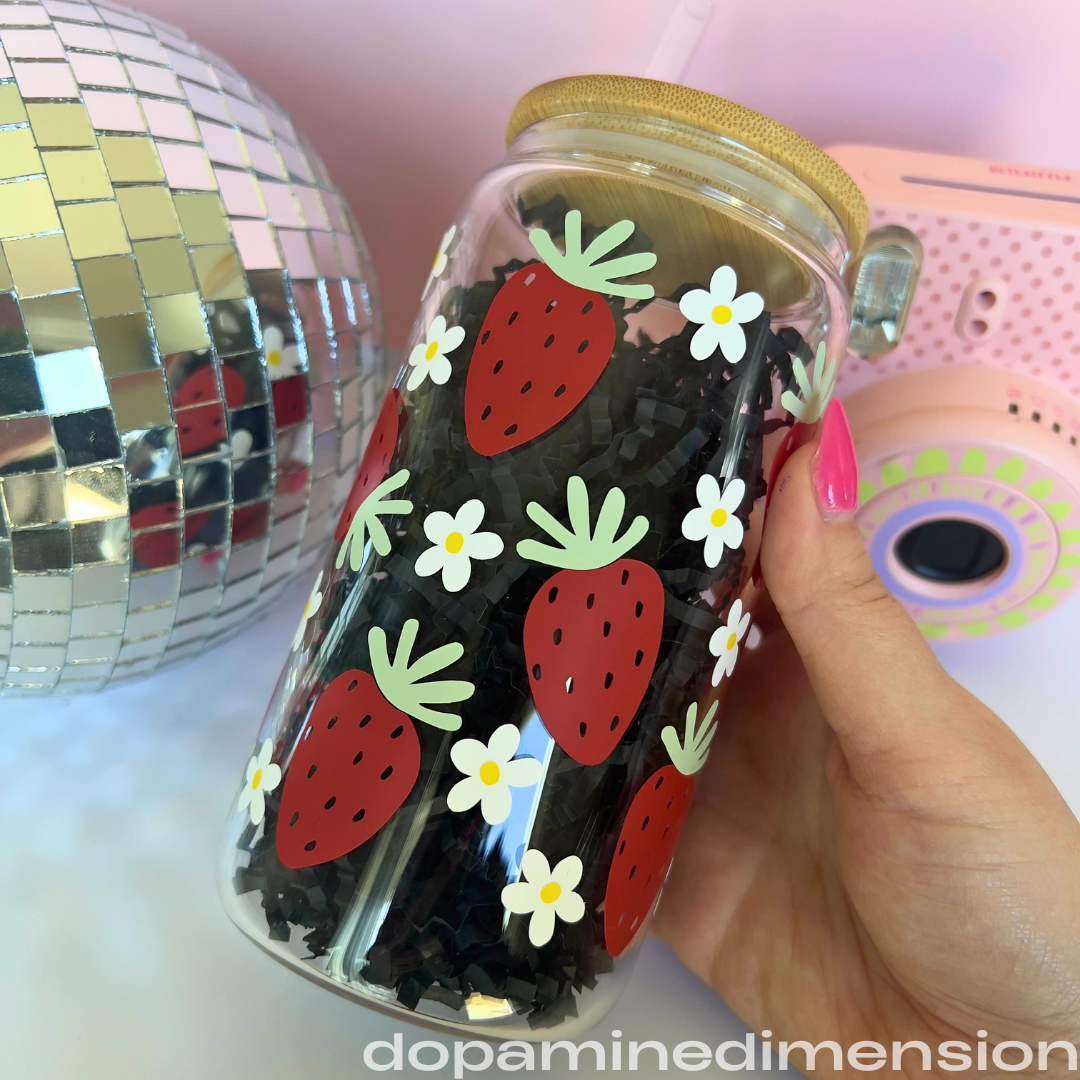 Strawberry Daisies