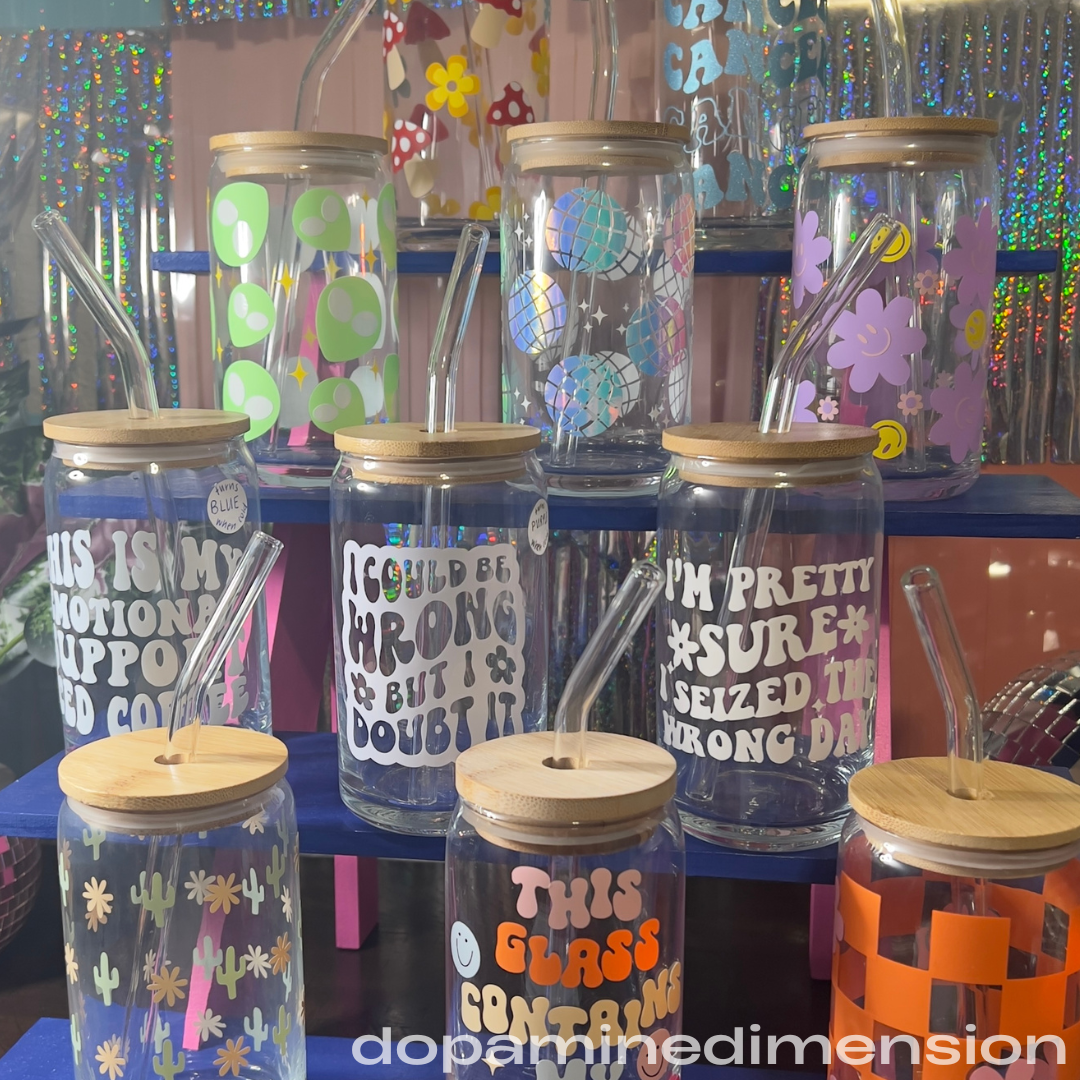 Retired Glass Cans