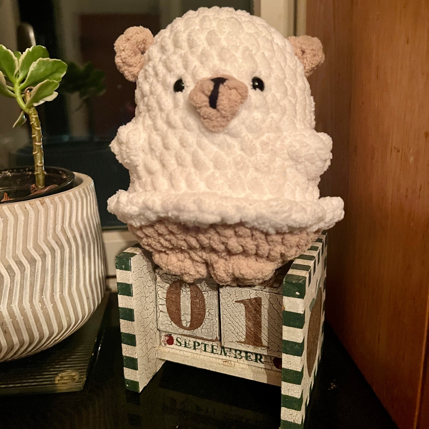 Crochet Ghost Bear