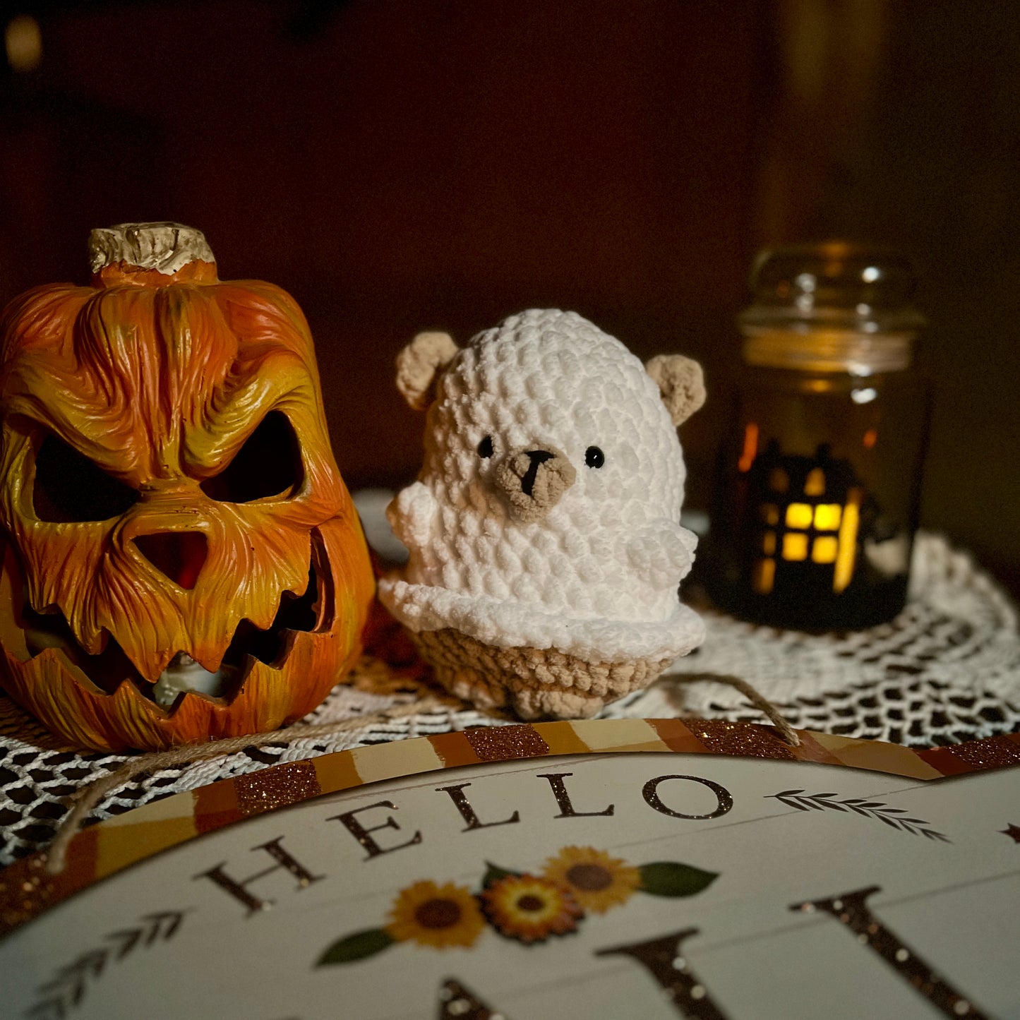 Crochet Ghost Bear