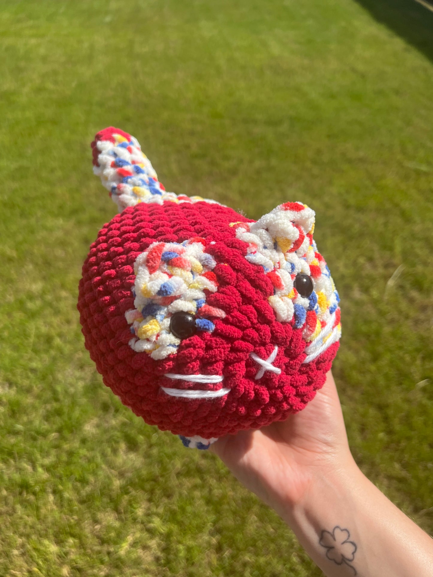 Crochet Spotted Loaf Cat