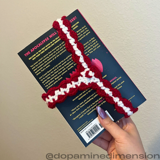 Crochet Heart Patterned Crawler Book Thong
