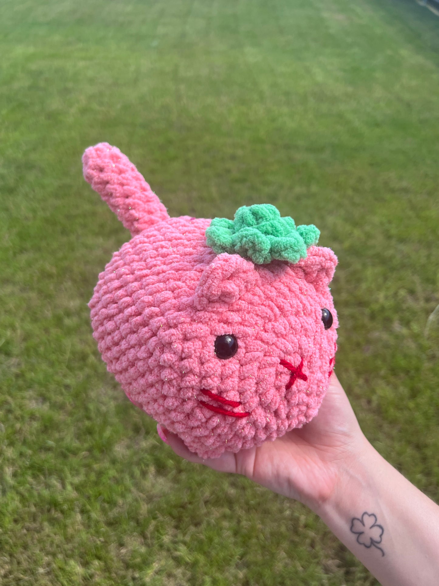 Crochet Fruit Loaf Cat