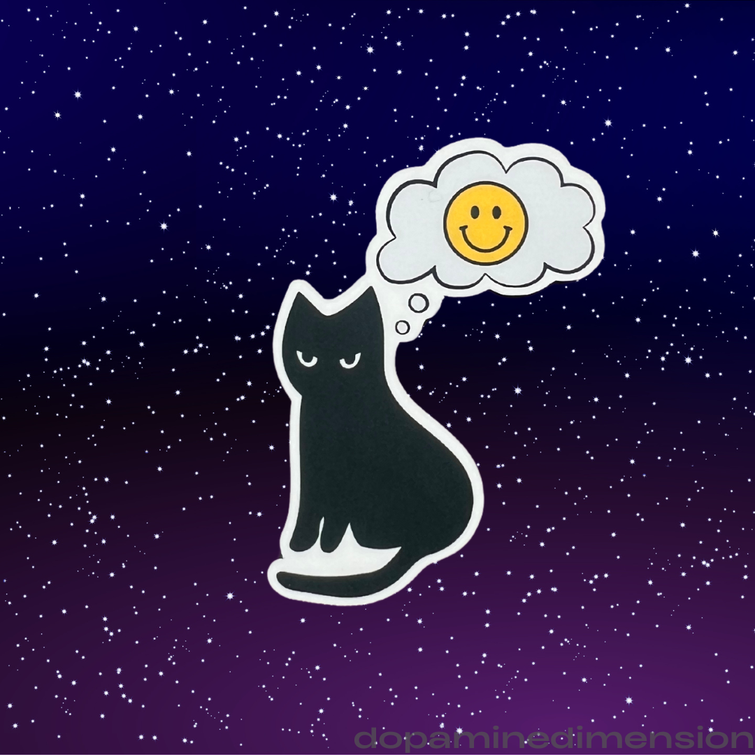 Resting Kitty Face Sticker