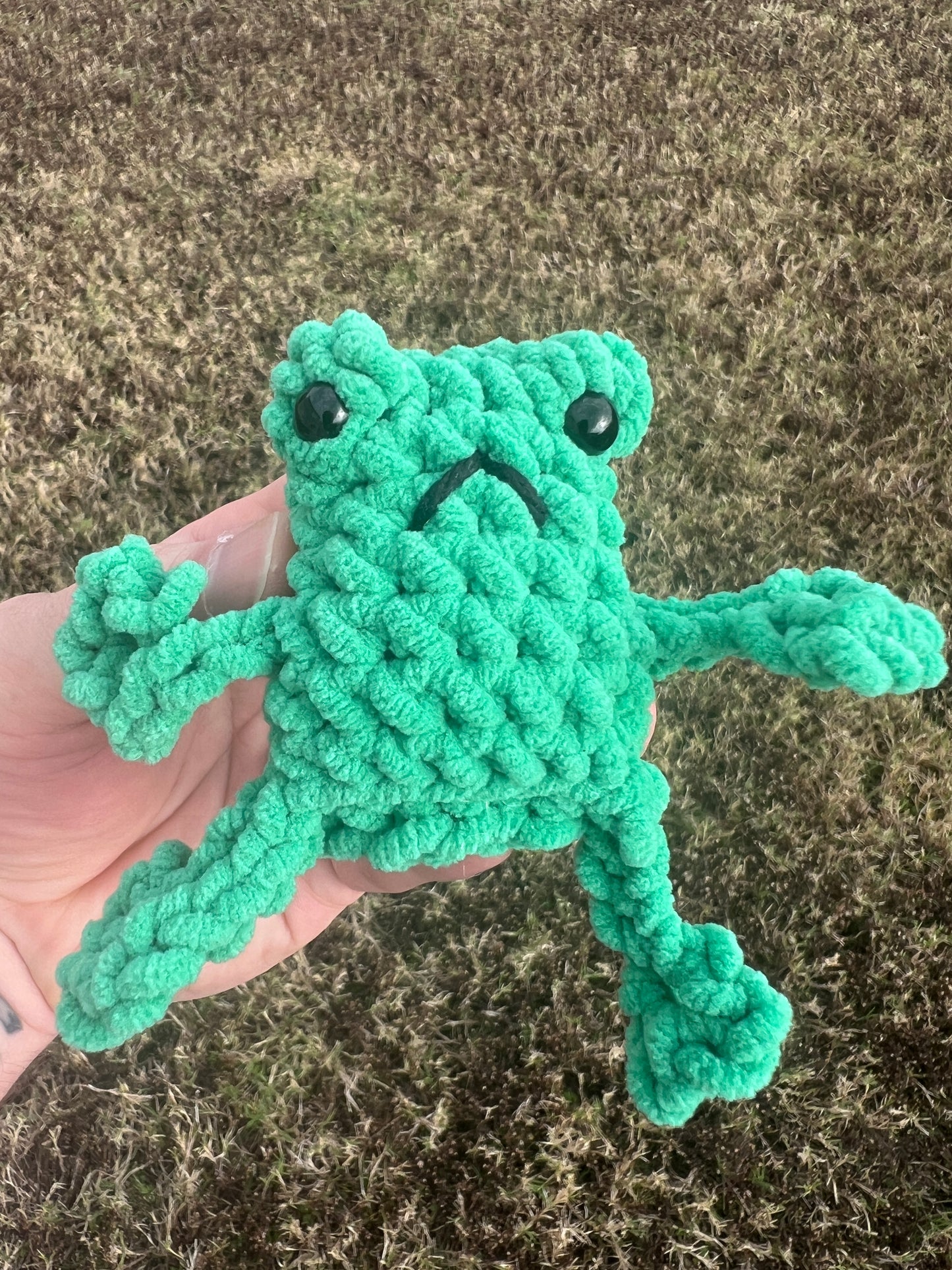 Crochet Mini Leggy Frog