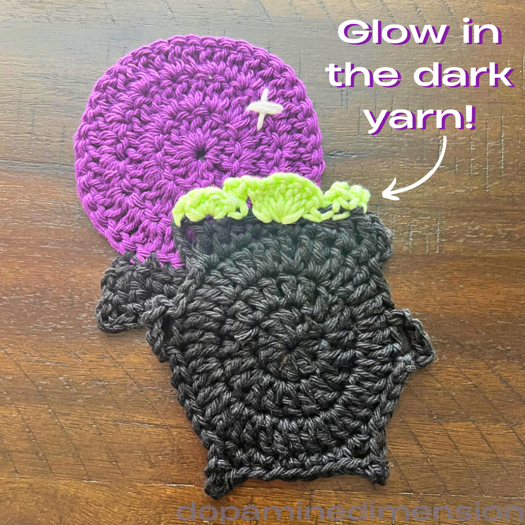 Wonderfully Witchy Crochet Coaster Set