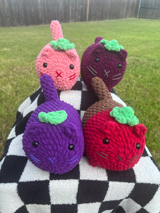 Crochet Fruit Loaf Cat