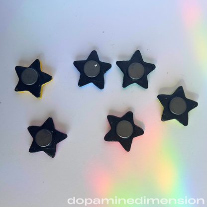 Star Shaped Clay Magnets