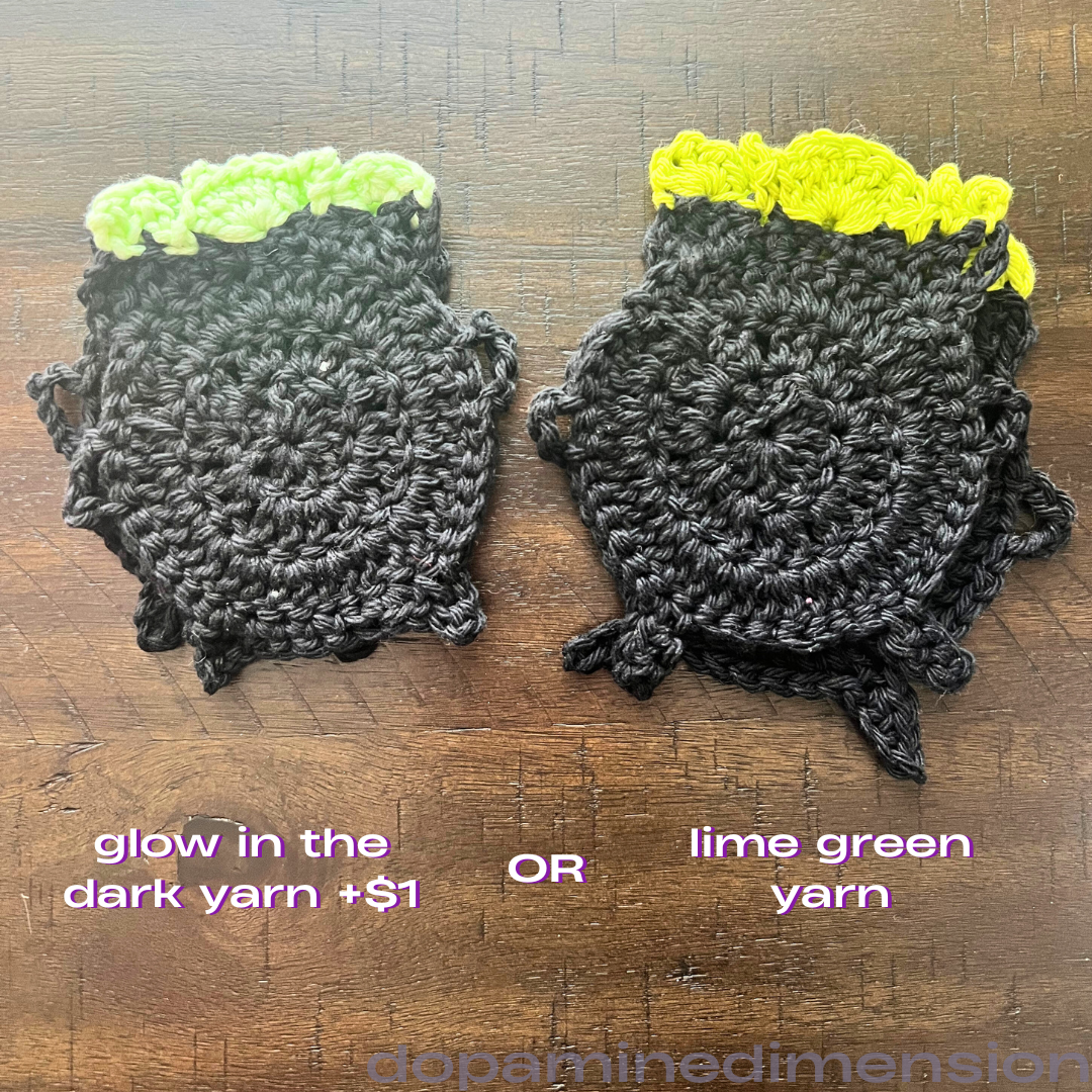 Wonderfully Witchy Crochet Coaster Set