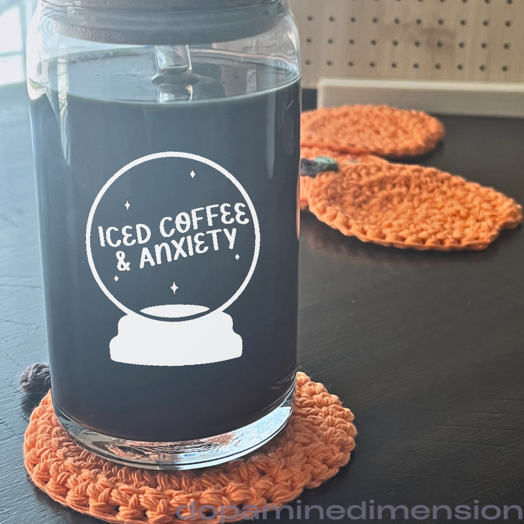 Pumpkin Patch Crochet Coaster Set